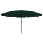Parasol de jardín Verde y Negro 395 x 395 x 245 cm en Sombrillas | Comprar online en Foro24