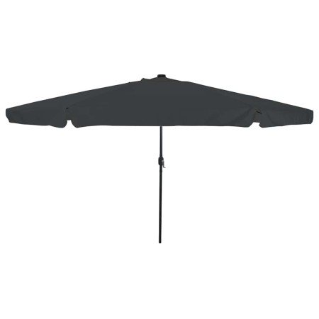Parasol de jardín Antracita y Negro 395 x 395 x 245 cm