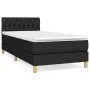 Box spring bed with black fabric mattress 80x200 cm by vidaXL, Beds and slatted bases - Ref: Foro24-3140811, Price: 288,90 €,...