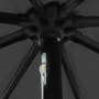 Parasol de jardín Antracita y Negro 395 x 395 x 245 cm