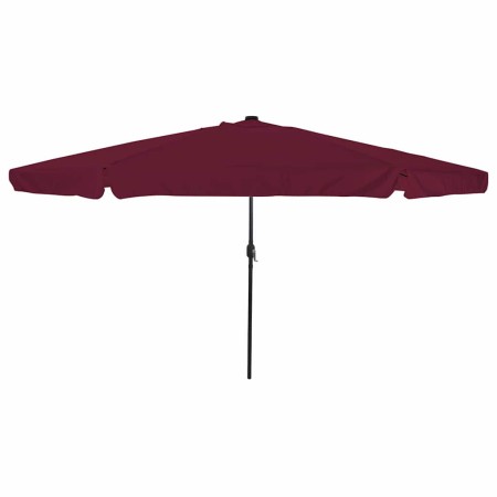 Parasol de jardín Rojo y Negro 395 x 395 x 245 cm