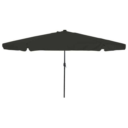 Parasol de jardín Negro 395 x 395 x 245 cm Poliéster y Acero