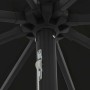 Parasol de jardín Negro 395 x 395 x 245 cm Poliéster y Acero