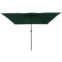 Parasol de jardín Verde y Negro 295 x 295 x 245 cm en Sombrillas | Comprar online en Foro24