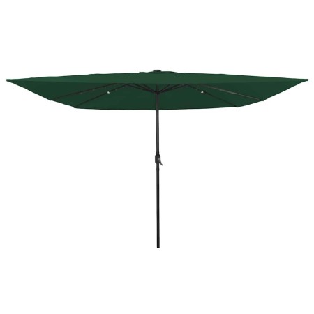 Parasol de jardín Verde y Negro 295 x 295 x 245 cm