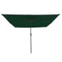 Parasol de jardín Verde y Negro 295 x 295 x 245 cm
