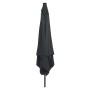 Parasol de jardín Antracita y Negro 295 x 295 x 245 cm