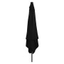 Parasol de jardín Negro 295 x 295 x 245 cm Poliéster y Acero