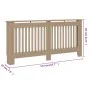MDF-Heizkörperabdeckung 172x19x81 cm von vidaXL, Zubehör für Heizkörper - Ref: Foro24-288181, Preis: 61,88 €, Rabatt: %
