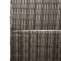 Separador de habitaciones Gris 147 x 180 cm ratán sintético