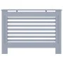 Anthrazitgraue MDF-Heizkörperabdeckung 112x19x81,5 cm von vidaXL, Zubehör für Heizkörper - Ref: Foro24-288182, Preis: 71,38 €...