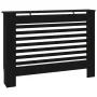Schwarze MDF-Heizkörperabdeckung 112x19x81,5 cm von vidaXL, Zubehör für Heizkörper - Ref: Foro24-288183, Preis: 88,67 €, Raba...
