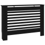 Schwarze MDF-Heizkörperabdeckung 112x19x81,5 cm von vidaXL, Zubehör für Heizkörper - Ref: Foro24-288183, Preis: 81,42 €, Raba...