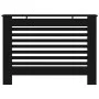 Schwarze MDF-Heizkörperabdeckung 112x19x81,5 cm von vidaXL, Zubehör für Heizkörper - Ref: Foro24-288183, Preis: 88,67 €, Raba...