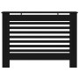 Schwarze MDF-Heizkörperabdeckung 112x19x81,5 cm von vidaXL, Zubehör für Heizkörper - Ref: Foro24-288183, Preis: 81,42 €, Raba...