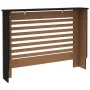 Schwarze MDF-Heizkörperabdeckung 112x19x81,5 cm von vidaXL, Zubehör für Heizkörper - Ref: Foro24-288183, Preis: 88,67 €, Raba...