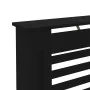 Schwarze MDF-Heizkörperabdeckung 112x19x81,5 cm von vidaXL, Zubehör für Heizkörper - Ref: Foro24-288183, Preis: 88,67 €, Raba...