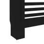 Schwarze MDF-Heizkörperabdeckung 112x19x81,5 cm von vidaXL, Zubehör für Heizkörper - Ref: Foro24-288183, Preis: 88,67 €, Raba...