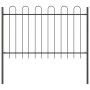 Cerca de jardín Gris 1.7 x 1 m Acero con recubrimiento en polvo