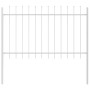 Cerca de jardín Blanco 1.7 x 0.8 m