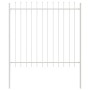 Cerca de jardín Blanco 1.7 x 1.5 m