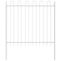 Cerca de jardín Blanco 1.7 x 1.5 m