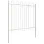 Cerca de jardín Blanco 1.7 x 1.5 m