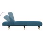Diwansofa aus blauem Samt von vidaXL, Tagesbetten - Ref: Foro24-352792, Preis: 140,84 €, Rabatt: %
