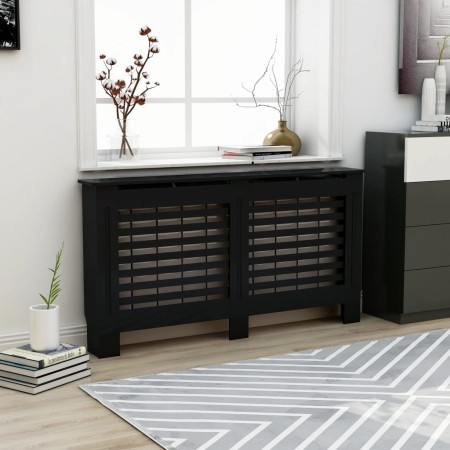 MDF Heizkörperabdeckung schwarz 152x19x81,5 cm von vidaXL, Zubehör für Heizkörper - Ref: Foro24-288186, Preis: 83,09 €, Rabat...