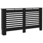 Cubierta para radiador MDF negro 152x19x81,5 cm de vidaXL, Accesorios para radiadores de calefacción - Ref: Foro24-288186, Pr...