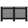MDF Heizkörperabdeckung schwarz 152x19x81,5 cm von vidaXL, Zubehör für Heizkörper - Ref: Foro24-288186, Preis: 90,91 €, Rabat...