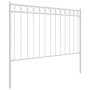 Cerca de jardín Blanco Acero
