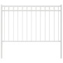 Cerca de jardín Blanco Acero
