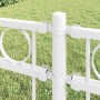 Cerca de jardín Blanco Acero