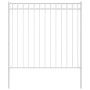 Cerca de jardín Blanco Acero