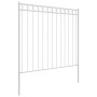 Cerca de jardín Blanco Acero