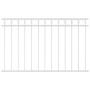 Cerca de jardín Blanco Acero