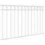 Cerca de jardín Blanco Acero