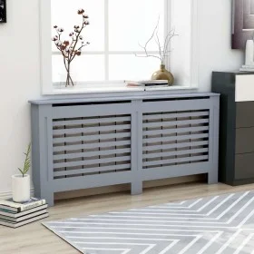 Anthrazitgraue MDF-Heizkörperabdeckung 172x19x81,5 cm von vidaXL, Zubehör für Heizkörper - Ref: Foro24-288188, Preis: 87,71 €...