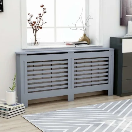 Anthrazitgraue MDF-Heizkörperabdeckung 172x19x81,5 cm von vidaXL, Zubehör für Heizkörper - Ref: Foro24-288188, Preis: 87,71 €...