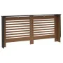 Cubierta para radiador MDF negro 172x19x81,5 cm de vidaXL, Accesorios para radiadores de calefacción - Ref: Foro24-288189, Pr...