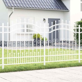 Cerca de jardín 165 cm Acero con recubrimiento en polvo