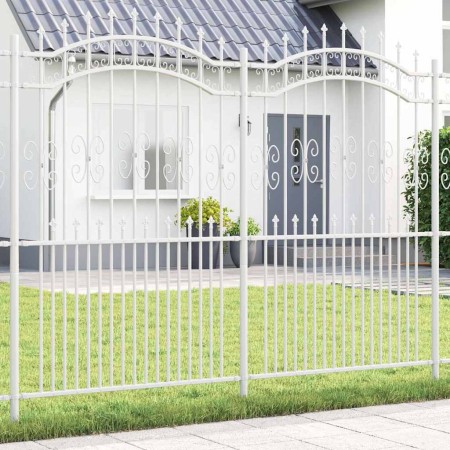 Cerca de jardín 215 cm Acero con recubrimiento en polvo