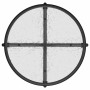 Juego Bistro de Jardín 3 pcs Negro Acero