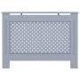 Anthrazitgraue MDF-Heizkörperabdeckung 112x19x81,5 cm von vidaXL, Zubehör für Heizkörper - Ref: Foro24-288191, Preis: 92,07 €...