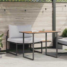 Conjunto de Comedor de Jardín 2 pcs Gris claro Acero en Conjuntos de jardín | Comprar online en Foro24