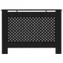 MDF Heizkörperabdeckung schwarz 112x19x81,5 cm von vidaXL, Zubehör für Heizkörper - Ref: Foro24-288192, Preis: 103,75 €, Raba...