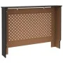 Cubierta para radiador MDF negro 112x19x81,5 cm de vidaXL, Accesorios para radiadores de calefacción - Ref: Foro24-288192, Pr...