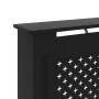 MDF Heizkörperabdeckung schwarz 112x19x81,5 cm von vidaXL, Zubehör für Heizkörper - Ref: Foro24-288192, Preis: 103,75 €, Raba...