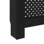 MDF Heizkörperabdeckung schwarz 112x19x81,5 cm von vidaXL, Zubehör für Heizkörper - Ref: Foro24-288192, Preis: 103,75 €, Raba...